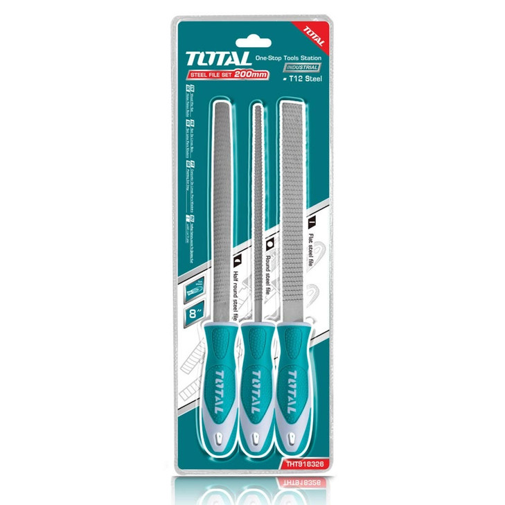 Juego de 3 Limas de Acero para Madera