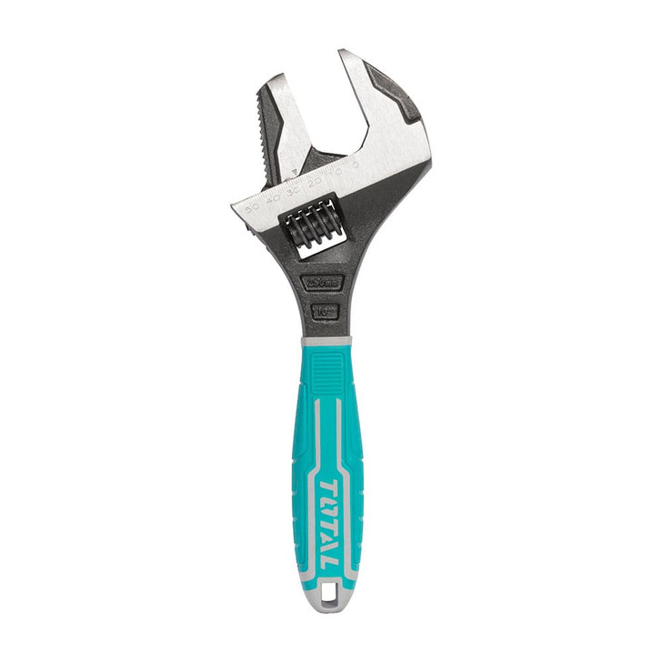 Llave ajustable 2 en 1 10” industrial Cr-V TOTAL