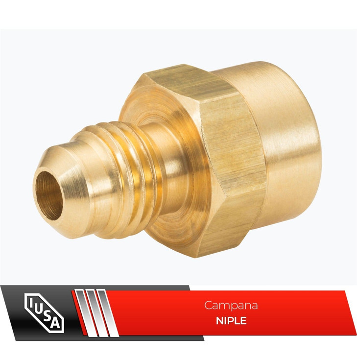 Campana niple ligera 1/2” x 1/2”