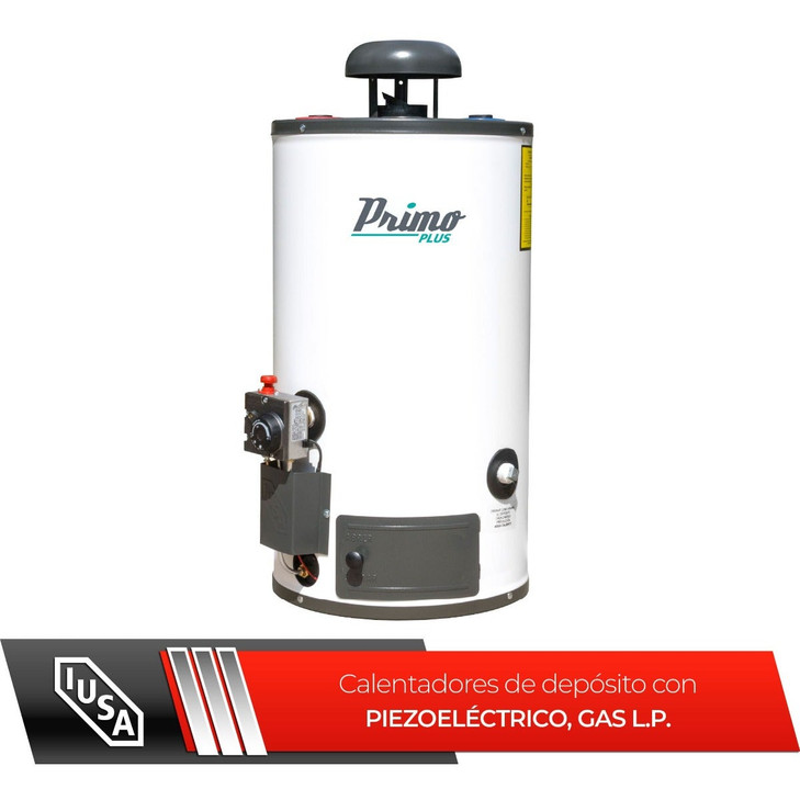 Calentador de depósito Primo Plus 40 L gas L.P. IUSA