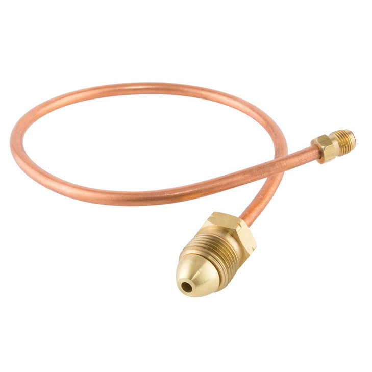 Pigtail de cobre para controles de gas