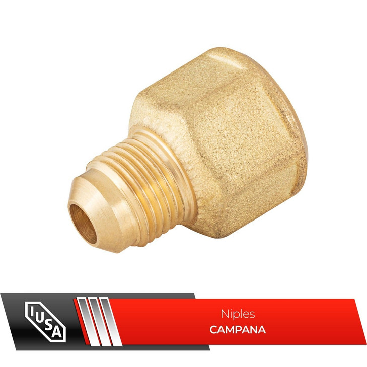 Niple campana 3/8” x 3/8”