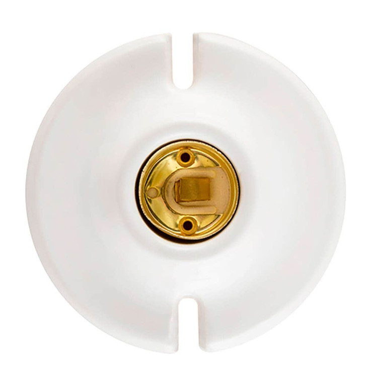 Portalámpara redondo de 92.5 mm embolsado