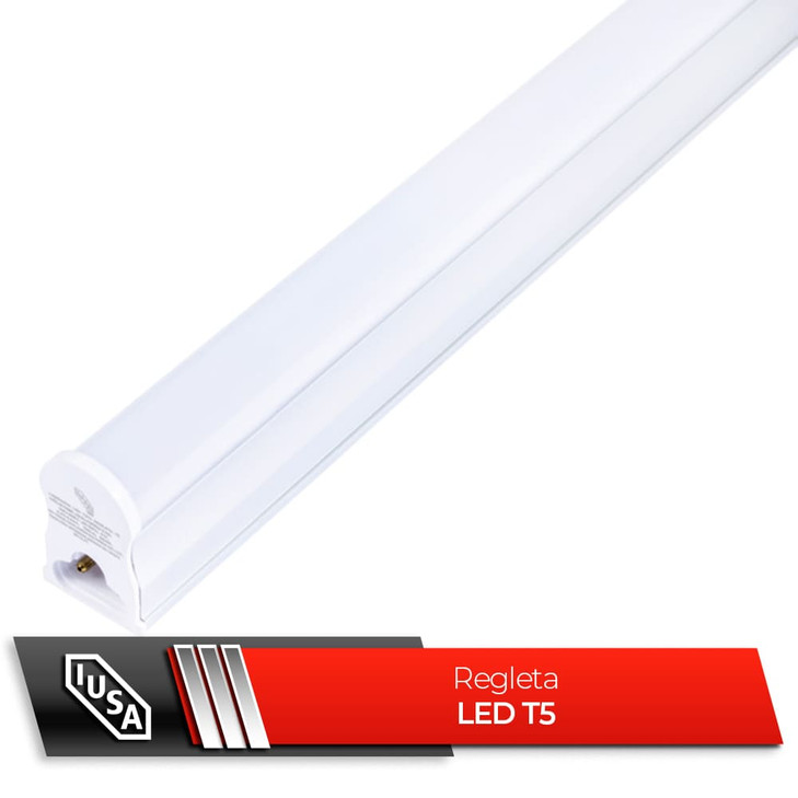 Regleta T5 LED, 60 cm 9W luz blanca, IUSA