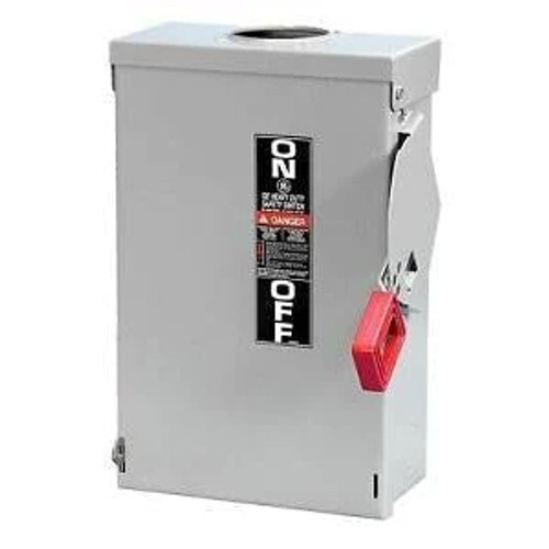 General Electric Heavy Duty Safety Switch TH4323
3 Pole
100Amps
240V FUSIBLE SW
HD N1 (Indoor)