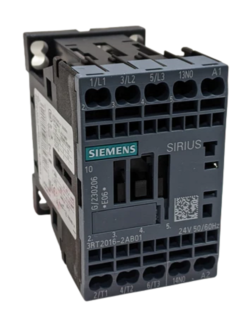 SIEMENS Contactor 3RT2016-2AB01

 3 Pole

9A

24VAC