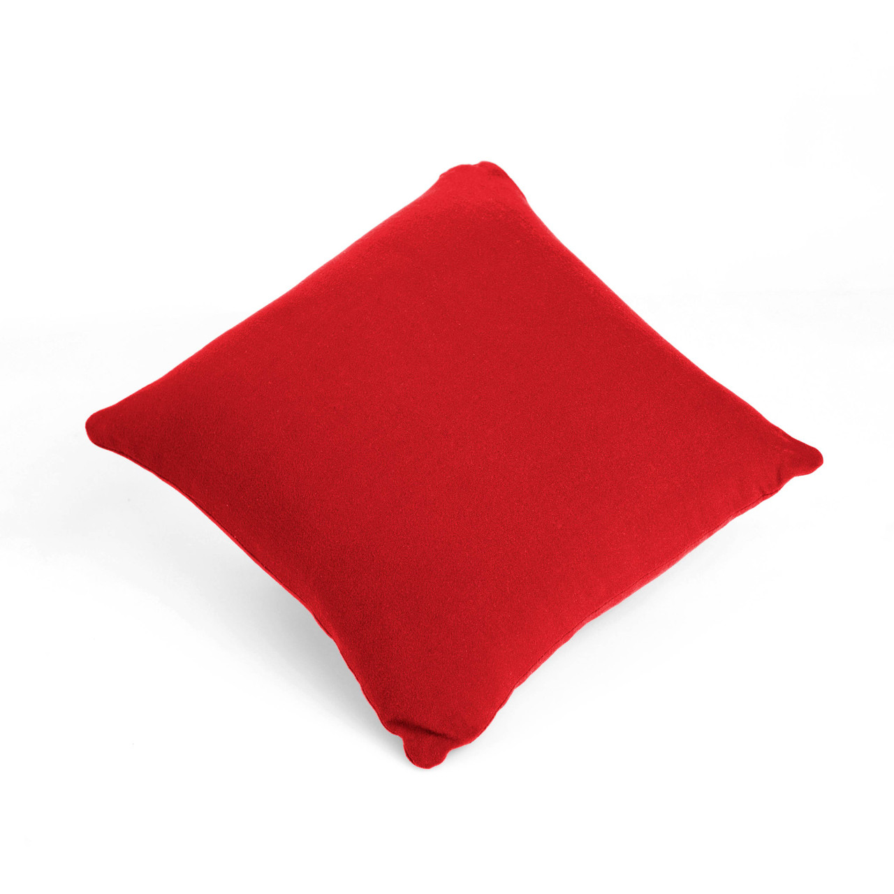 Red Soft Photo Square Pillow