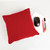 Cushie Pillows 11" x 11" Square Pillow with Removable Cover – Red