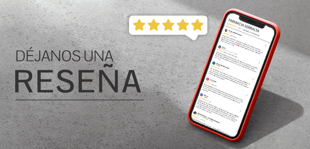 Déjanos una reseña en Farmacia Serralta, en Barcelona