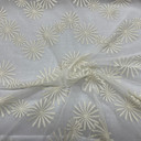 Embroidery Starbuzz Net Lace Fabric, Cream