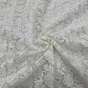 Chantilly Floral Lace Dress Fabric, Cream