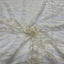 Chantilly Striped Sequin Lace Dress Fabric, Ivory