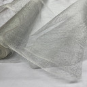 Spider Tulle Dress Net Fabric, Silver