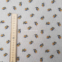 Small Bumblebee Digital Print Linen by Prestige Wholesale Fabrics