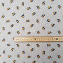 Small Bumblebee Digital Print Linen by Prestige Wholesale Fabrics