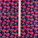 Red Poppy 100% Cotton Poplin Fabric Rose & Hubble Poppies Remembrance Day 45"