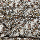 Snake Skin Print Digital Cotton Craft Fabric, 140cm Wide