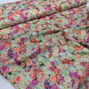 Floral Roses Print Digital Cotton Craft Fabric, 140cm Wide