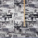 Las Vegas Nevada Print Cotton Craft Fabric