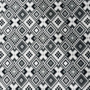 Large Aztec Tapestry Upholstery Fabric, Black/White