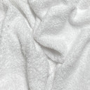 Prestige Cotton Double Sided Towelling Fabric, White