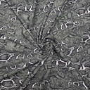 Printed Snake Skin Spandex Jersey Fabric, Grey