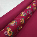 Plain 100% Viscose Dress Fabric, Wine