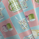 By The Metre Tea Cups & Saucers PVC