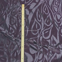 Prestige fabric wholesaler UK, Floral Velvet Flock Taffeta Fabric, Aubergine