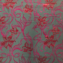 Liberty Floral Velvet Flock Taffeta Fabric, Black Liberty Floral Velvet Flock Taffeta Fabric, Black