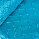 Prestige Fabric importer and wholesaler taffeta fabrics. Diamonds quilted patchwork taffeta fabric,  turquoise  blue / teal