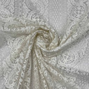 Prestige Floral Majestic Guipure Organza Lace, Cream