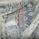 Prestige Aztec Dahlia Embroidery Net Bridal Lace Fabric, Cream Prestige Aztec Dahlia Embroidery Net Bridal Lace Fabric, Cream