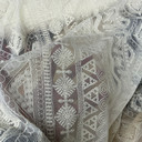 Prestige Aztec Dahlia Embroidery Net Bridal Lace Fabric, Cream Prestige Aztec Dahlia Embroidery Net Bridal Lace Fabric, Cream