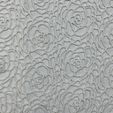 All Over Rose Guipure French Venice Lace Fabric, Cream