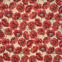 Red Poppies Floral Upholstery Tapestry Fabric