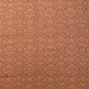 Arbury Gold Damask Vintage Cotton Fabric, Terracotta