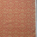 Arbury Gold Damask Vintage Cotton Fabric, Terracotta