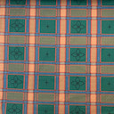 Plaid/Checkered Vintage Cotton Fabric, Green