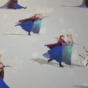 Disney Frozen Olaf/Elsa Print Cotton Craft Fabric, Sky