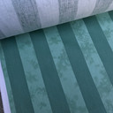 Green Striped Drill Cotton Canvas Cotton Craft Fabric 140cm Wide