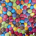 By the Metre Smarties Sweets OilCloth PVC Table Protector