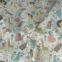 Animal Kingdom Print Polycotton Dress Craft Fabric