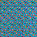 Birds And Cages Cotton Poplin Dress Craft Fabric, Turquoise