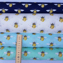 Bumblebee Rose & Hubble Cotton Poplin Dress Fabric