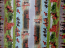 Horses Animals PVC Table Oilcloth Fabric