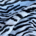 Animal Fun Faux Fur Fabric Material 150cm – Zebra