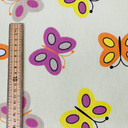 Prestigious Textiles Butterfly Print Cotton Upholstery Fabric, Yellow