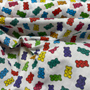 Jelly babies Sweets Printed Polycotton Fabric