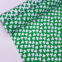 Irish Shamrock Saint Patrick's Day Polycotton Fabric, Green